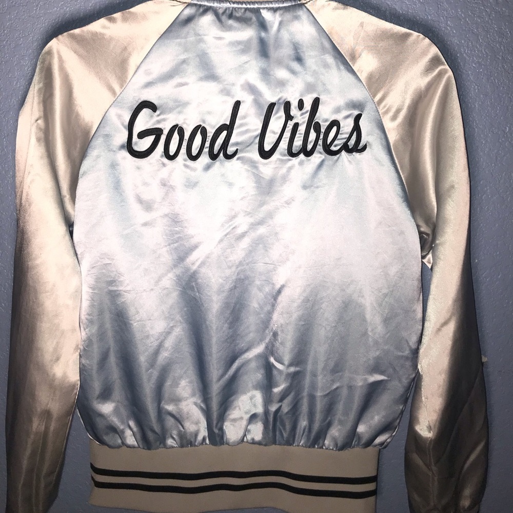 Satin Baby Blue Bomber